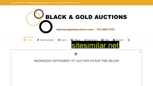 blackandgoldauctions.com alternative sites