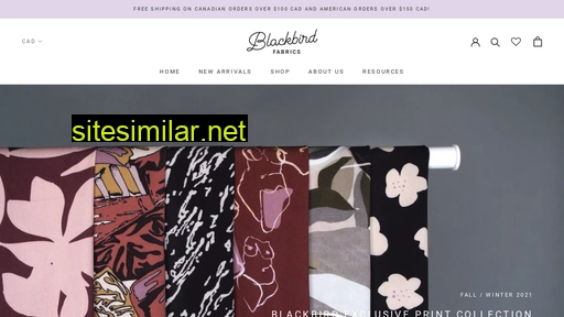 blackbirdfabrics.com alternative sites