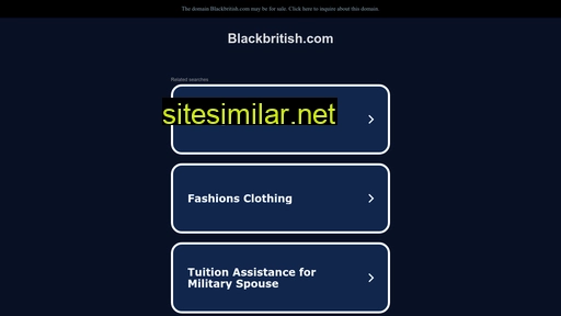 blackbritish.com alternative sites