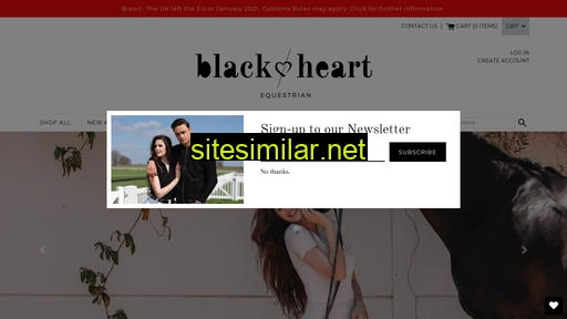 blackheartequestrian.com alternative sites