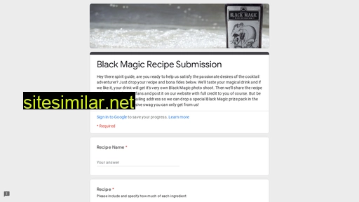 blackmagicdrinks.com alternative sites