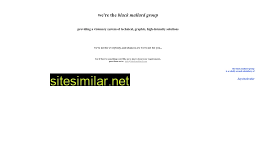 Blackmallard similar sites