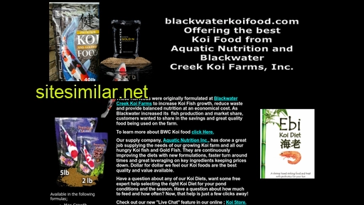 Blackwaterkoifood similar sites