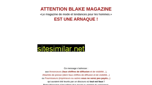 blakemagazine.com alternative sites