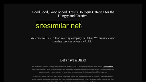 blastcatering.com alternative sites