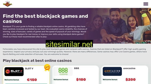 blackjack77ghana.com alternative sites