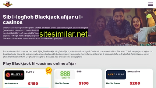 blackjack77malta.com alternative sites