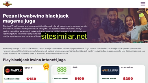 blackjack77zambia.com alternative sites