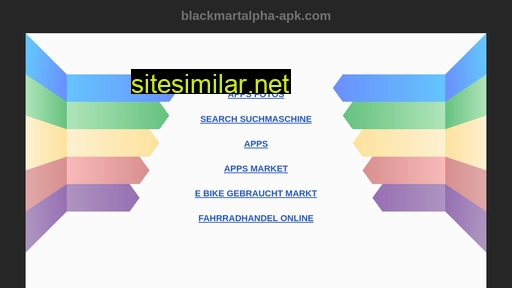 Blackmartalpha-apk similar sites