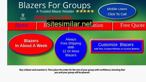 blazersforgroups.com alternative sites