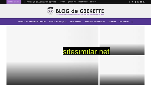 Blog-de-geekette similar sites