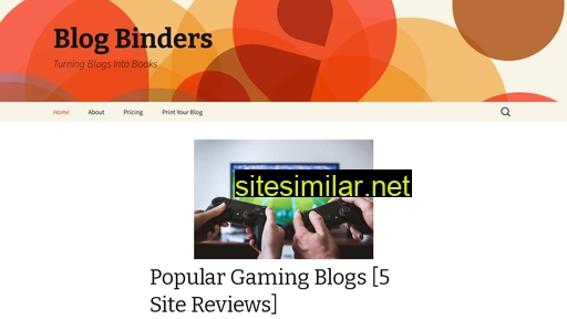 Blogbinders similar sites