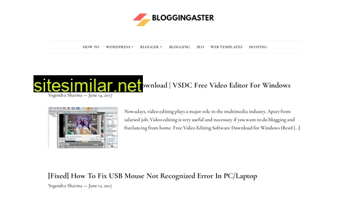 bloggingaster.com alternative sites