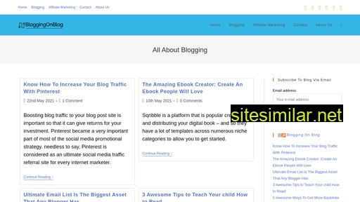 bloggingonblog.com alternative sites