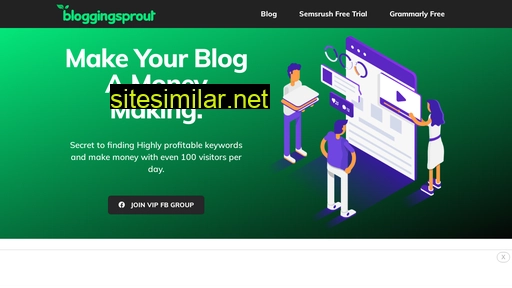 bloggingsprout.com alternative sites