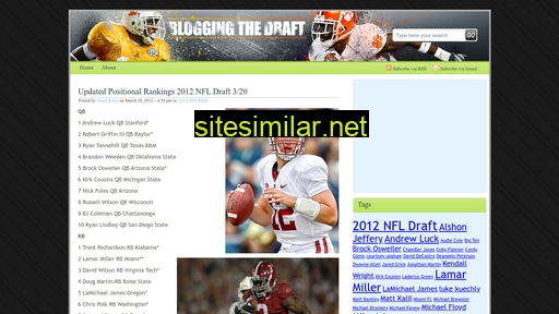 Bloggingthedraft similar sites