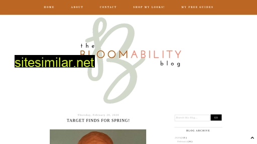 Bloomabilityblog similar sites