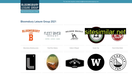 Bloomsburyleisuregroup similar sites