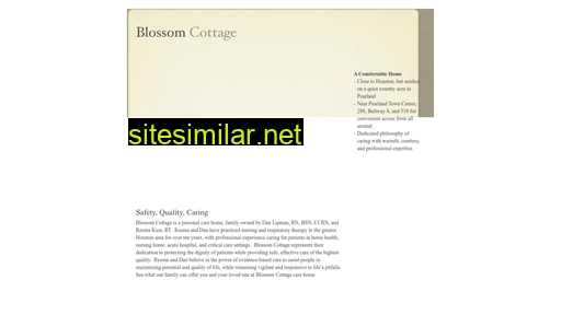 Blossomcottagecare similar sites