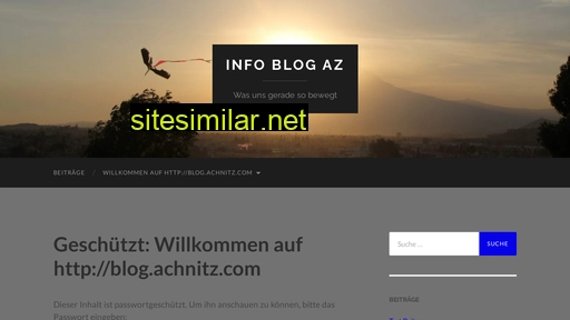 blog.achnitz.com alternative sites