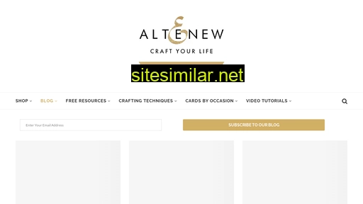 blog.altenew.com alternative sites