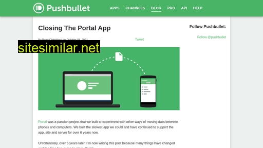 blog.pushbullet.com alternative sites