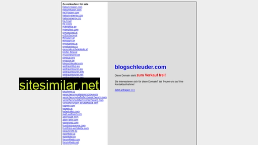 blogschleuder.com alternative sites