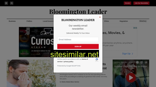 Bloomingtonleader similar sites
