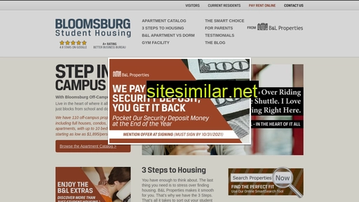 bloomsburgstudenthousing.com alternative sites