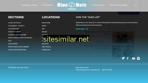 bluenotehawaii.com alternative sites