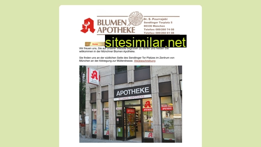 blumen-apotheke.com alternative sites