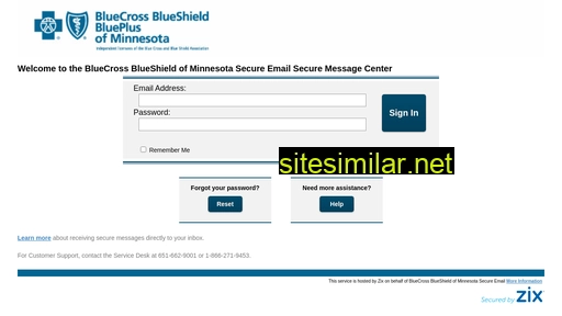 bluecrossmn-secure.com alternative sites