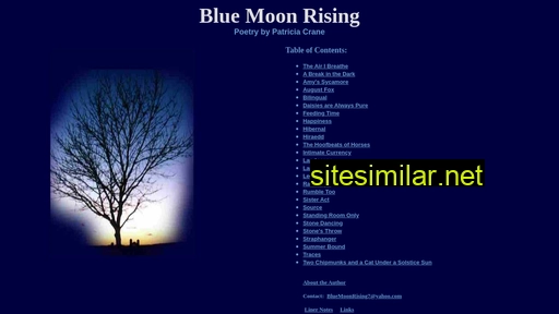 Bluemoonrisingpoetry similar sites