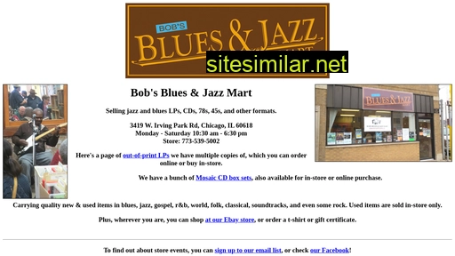 Bluesandjazzmart similar sites