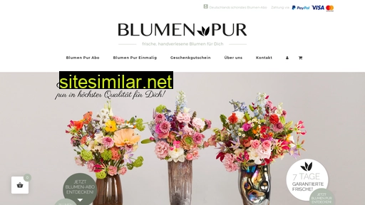blumenpur.com alternative sites