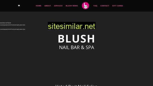 blushnailbarandspa.com alternative sites