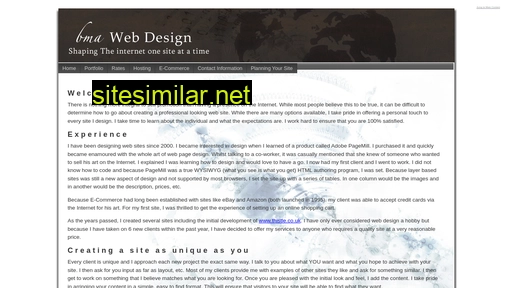 Bmawebdesign similar sites