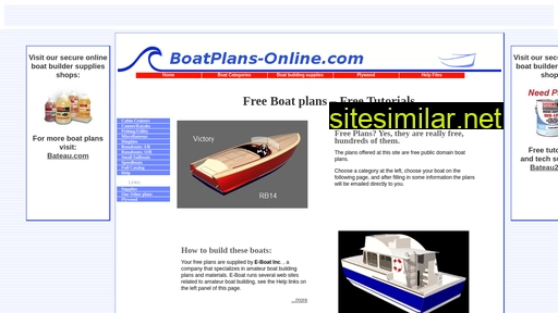 Boatplans-online similar sites