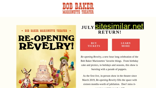 bobbakermarionettetheater.com alternative sites