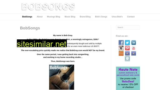 bobsongs.com alternative sites