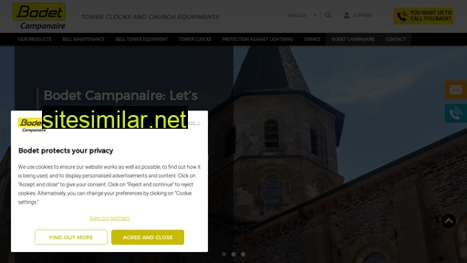 bodet-campanaire.com alternative sites