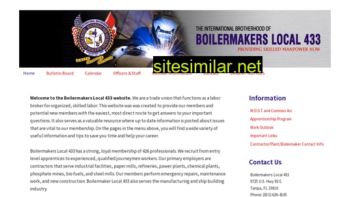 Boilermakers433 similar sites