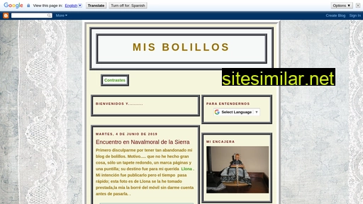 Bolillos-rosamaria similar sites
