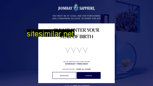 bombaysapphire.com alternative sites