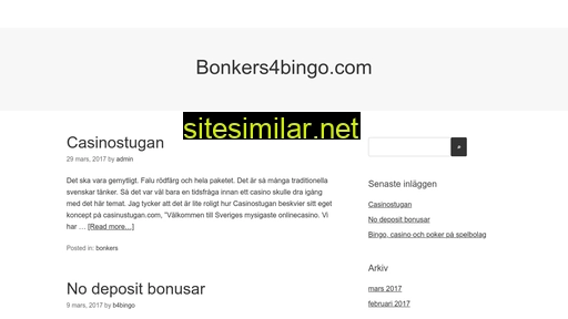 bonkers4bingo.com alternative sites