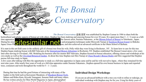 Bonsai-conservatory similar sites