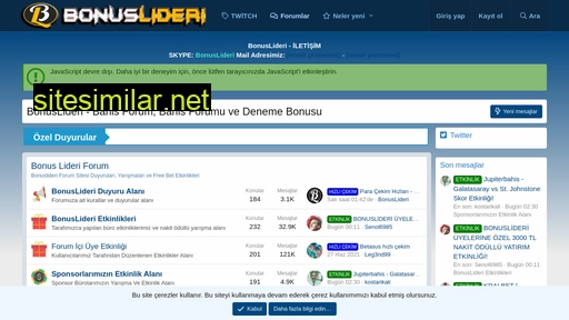 bonuslideri1.com alternative sites