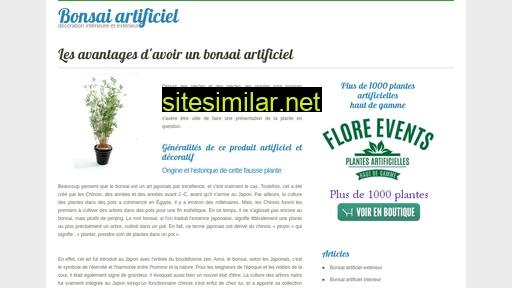 bonsaiartificiel.com alternative sites