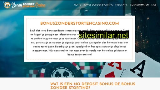 bonuszonderstortencasino.com alternative sites