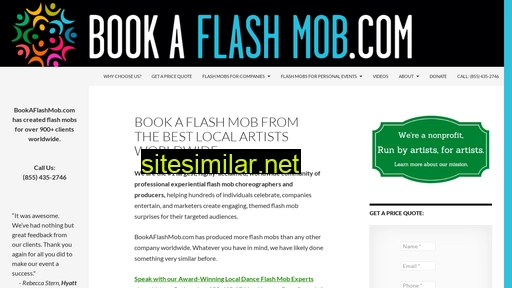 bookaflashmob.com alternative sites